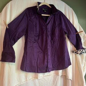 Lane Bryant Button Front Shirt